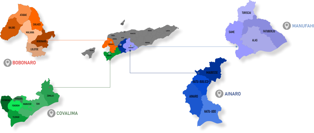 Mapa Tais Bunak