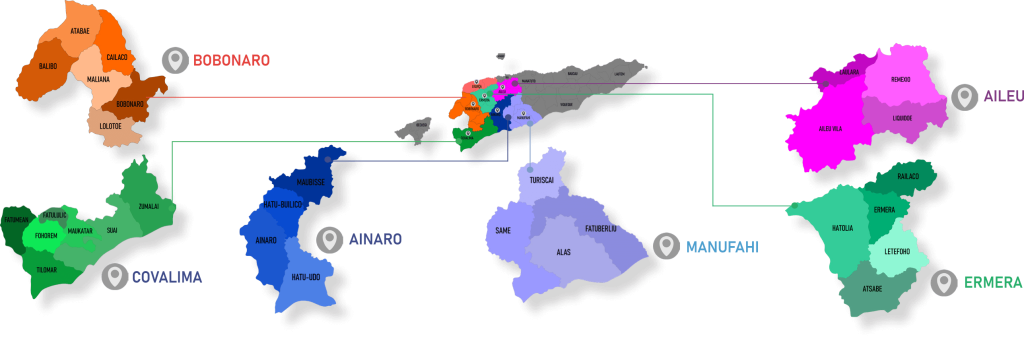 Mapa Tais Kemak